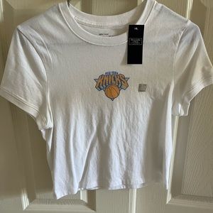 Abercrombie New York Knicks Baby Tee Size Medium